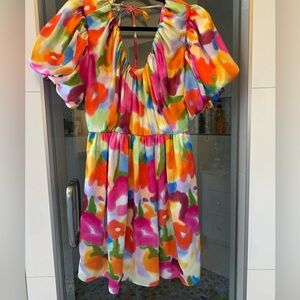 Crosby by Mollie Burch Rainey dress, size small, NWT. Flower market pattern.